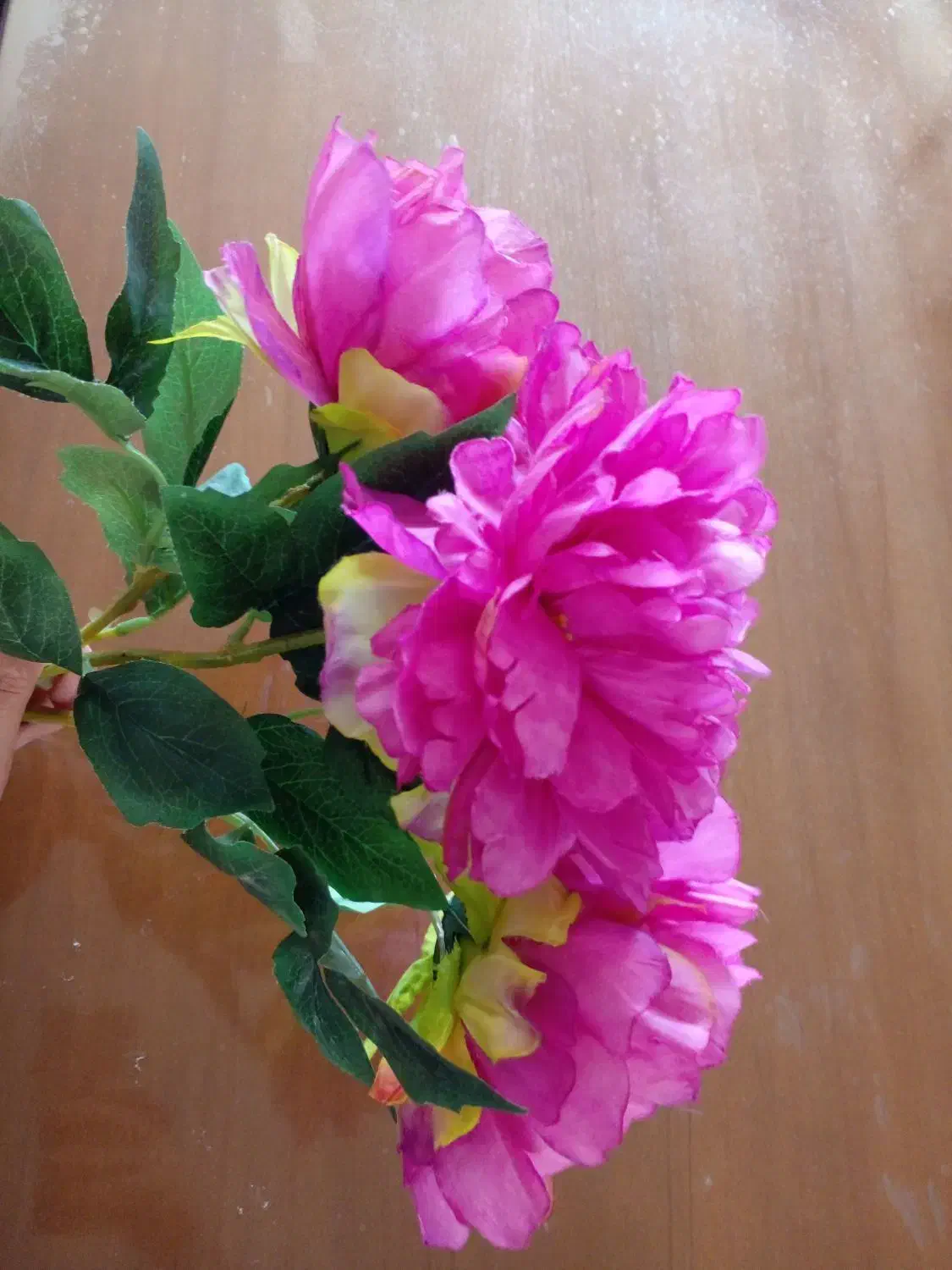 ۳شاخه گل بنفش بزرگ|گل مصنوعی|ایلام, |دیوار