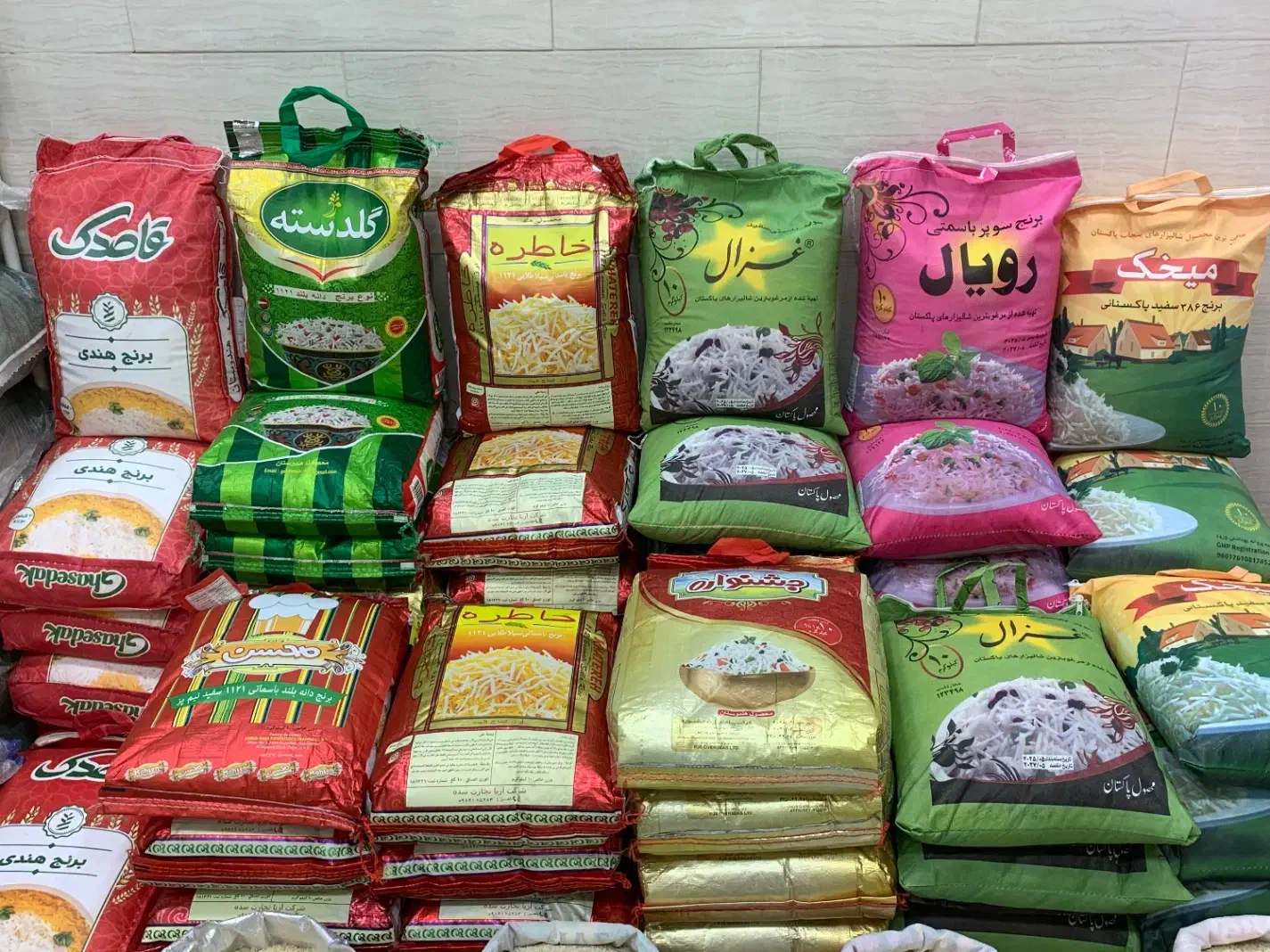 انواع برنج خارجی|خوردنی و آشامیدنی|رشت, جهاد|دیوار