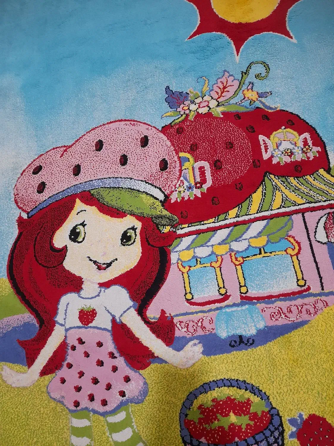 گلیم فرش بچگانه تمیز|گلیم، جاجیم، گبه|ایلام, |دیوار