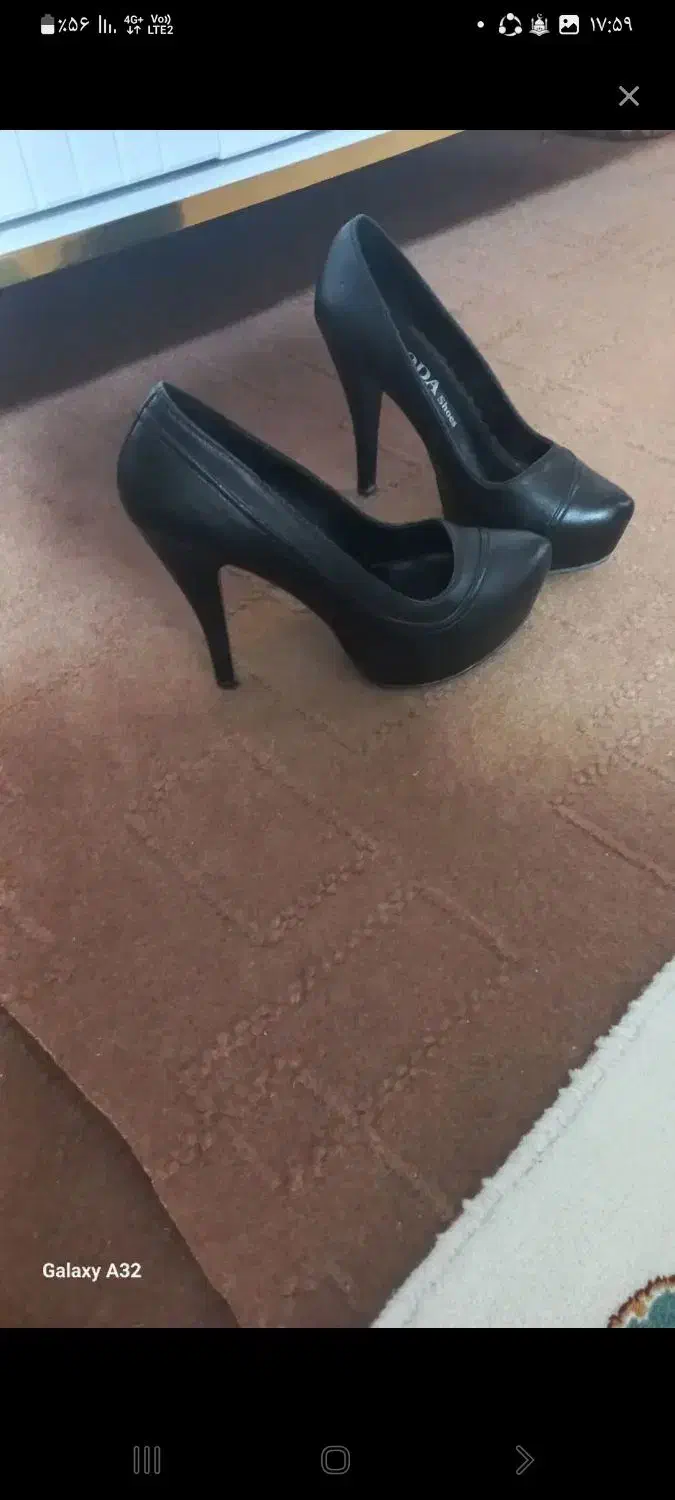 کفش پاشنه بلند سایز ۳۹ و پوتین اونم سایز ۴۰|کیف، کفش، کمربند|کرج, خرمدشت|دیوار