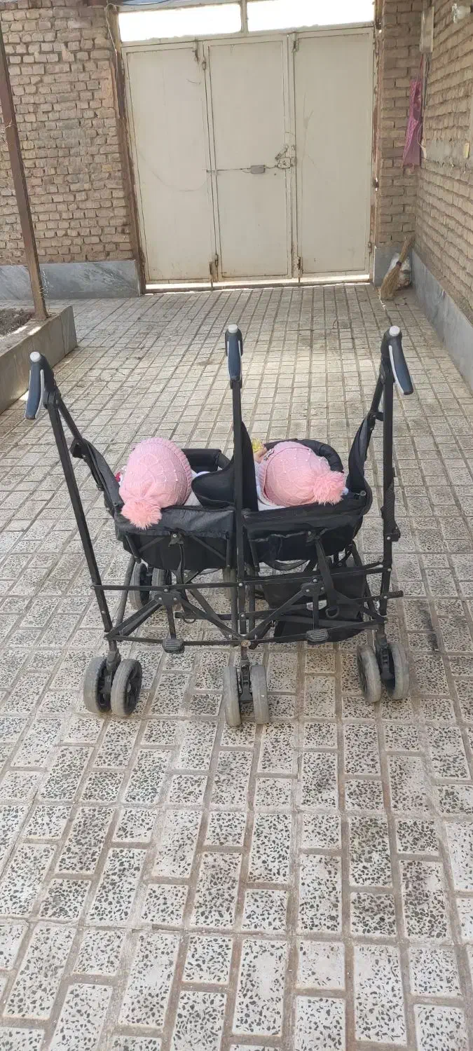 کالسکه دوقلویی|کالسکه و لوازم جانبی|سبزوار, شهرک جهاد|دیوار