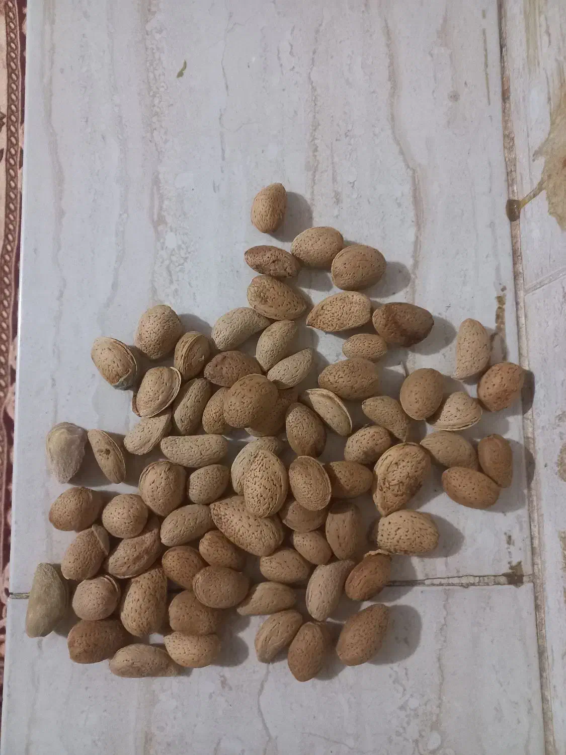 بادام حدود ۵۰۰ کیلو|خوردنی و آشامیدنی|دلیجان, |دیوار