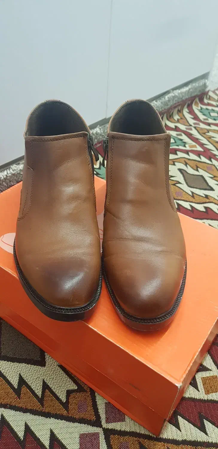 نیم بوت رنگ قهوه ایی سایز ۴۲|کیف، کفش، کمربند|ارومیه, |دیوار