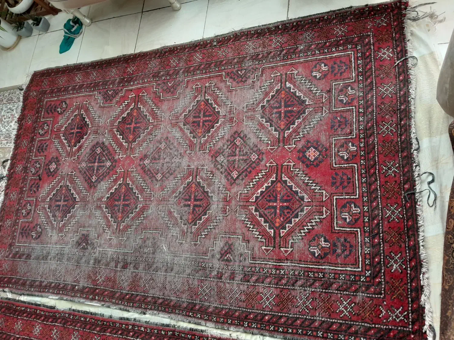 فروش یک جفترقالیچه دستباف خیلی قدیمی|فرش|شاهین‌شهر, بانک استان|دیوار