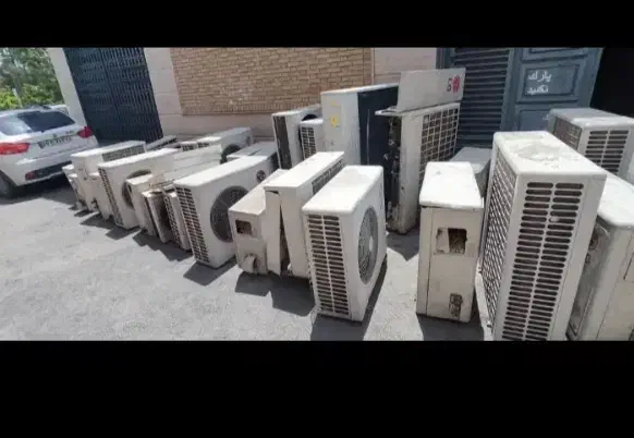 کولرگازی واسپیلت معیوب وخراب وسوخته|کولر گازی و فن‌کوئل|زابل, |دیوار