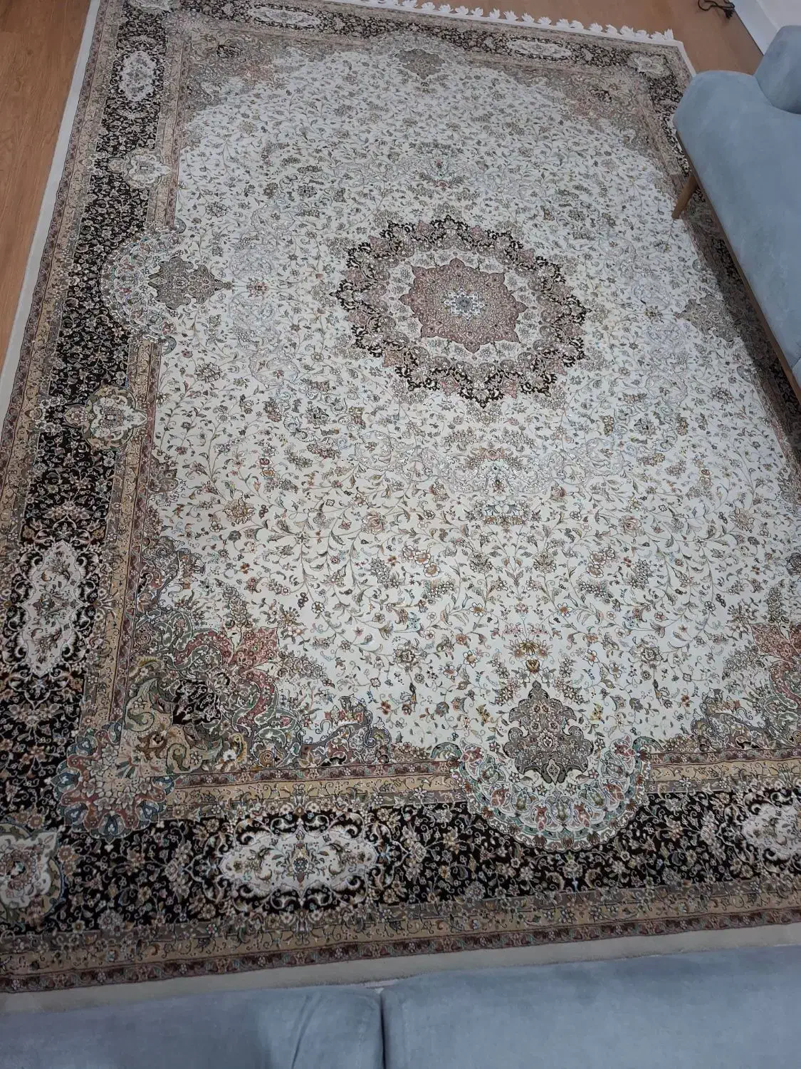 یک جفت فرش 9 متری 700 شانه با تراکم 2550|فرش|تهران, قصر فیروزه ۲|دیوار