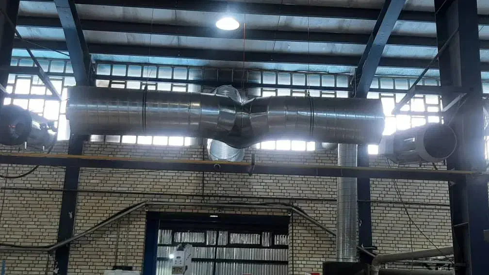 لوله اسپیرال.هود.سانترفیوژ جهت فست فود|فروشگاه و مغازه|شیراز, شهرک صنعتی|دیوار