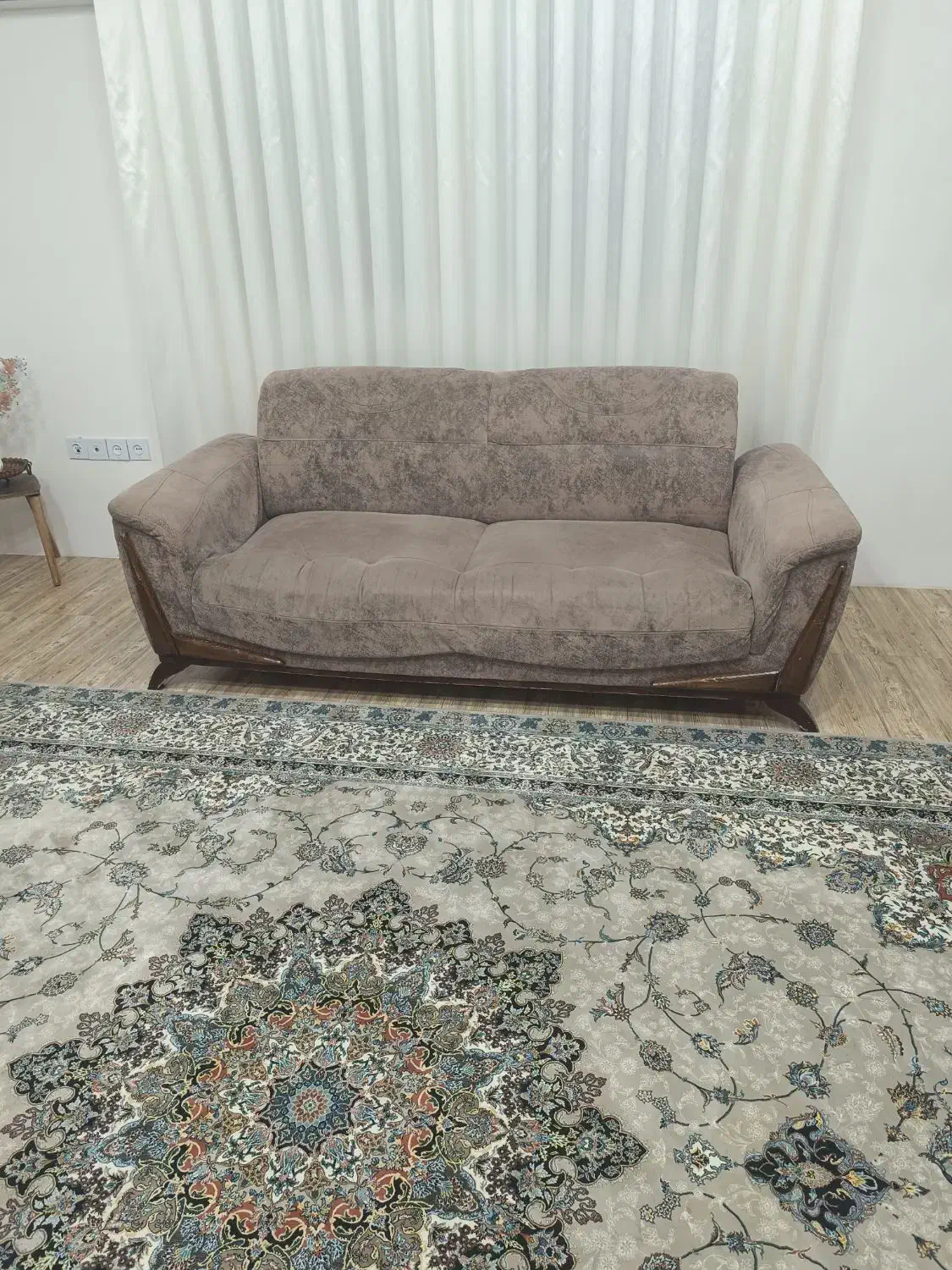 مبل ۸ نفره کف فنر سالم|مبلمان خانگی و میز عسلی|فاضل آباد, |دیوار