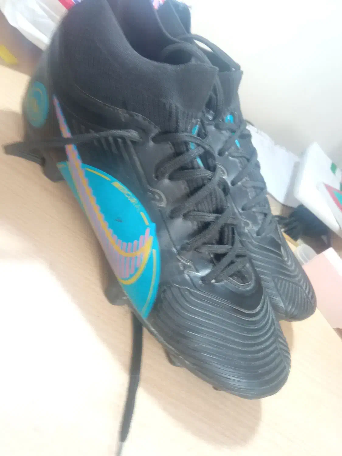 کفش فوتبال استوک میخی ساق دار ۳۷|تجهیزات ورزشی|تربت‌حیدریه, شهرک ولیعصر|دیوار