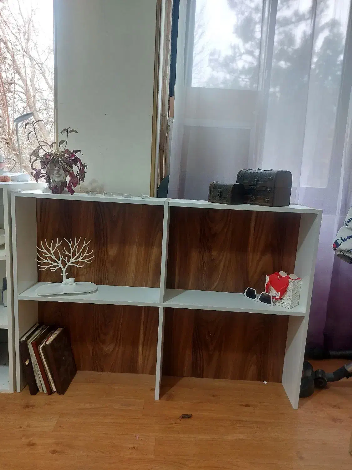 کتابخانهmdf|کتابخانه، شلف، قفسه‌های دیواری|کرج, کوی مهر|دیوار