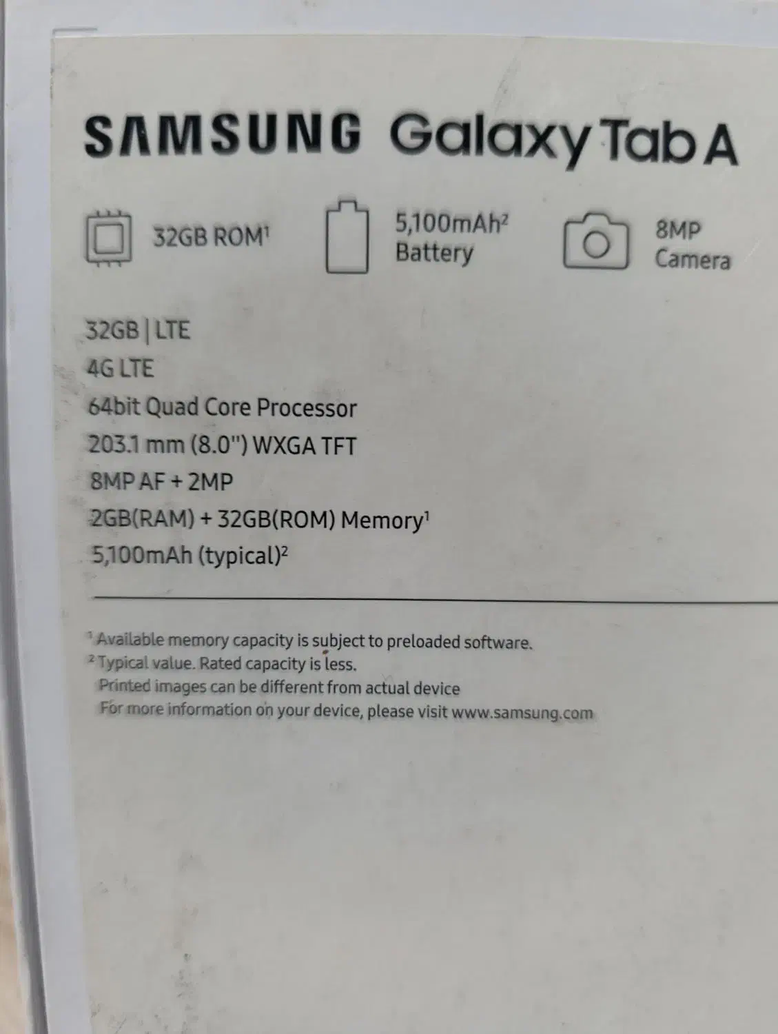 تبلت Samsung galaxy tab A|تبلت|پارس‌آباد, |دیوار