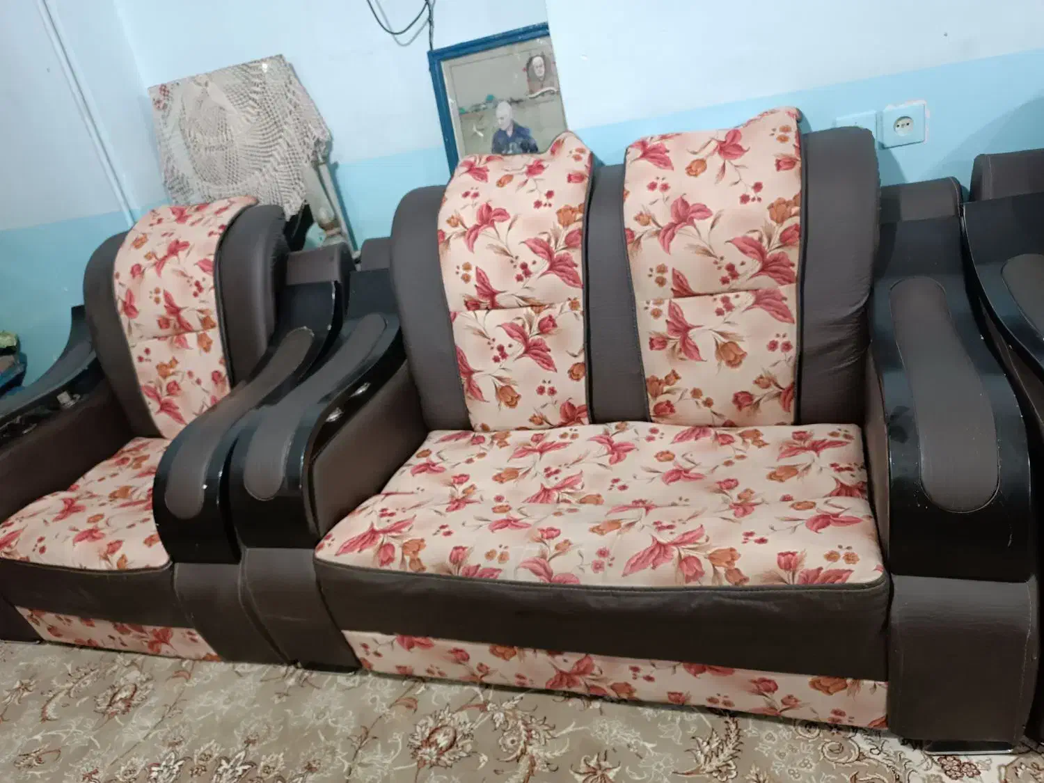 مبل ۷ نفره بردسکن|مبلمان خانگی و میز عسلی|بردسکن, |دیوار