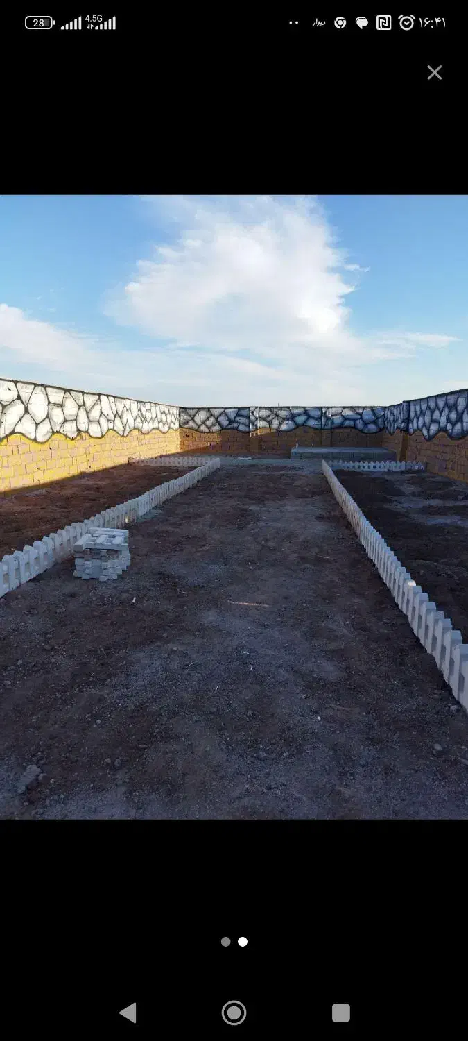 باغچه.زمین .چار دیواری .سند تک برگ .|فروش زمین و ملک کلنگی|رباط‌کریم, رباط‌کریم|دیوار