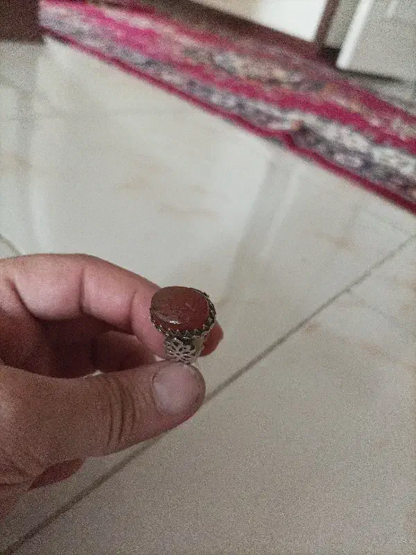 انگشتر نقره نگین یمنی|کلکسیون اشیاء عتیقه|پردیس, فاز ۱۱|دیوار