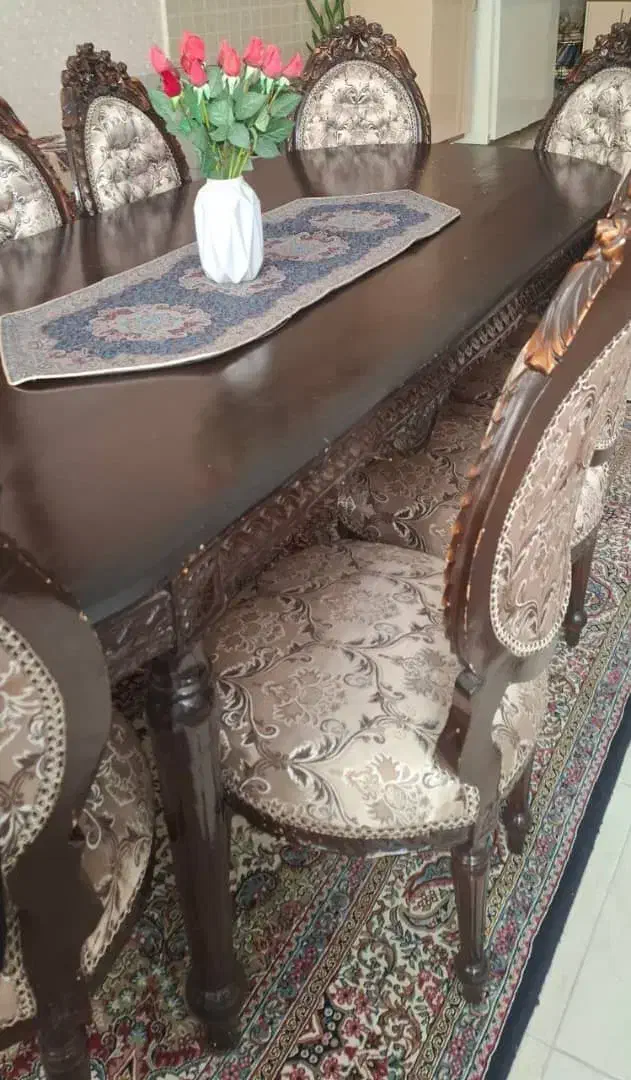 میز ناهار خوری|میز و صندلی غذاخوری|الیگودرز, |دیوار