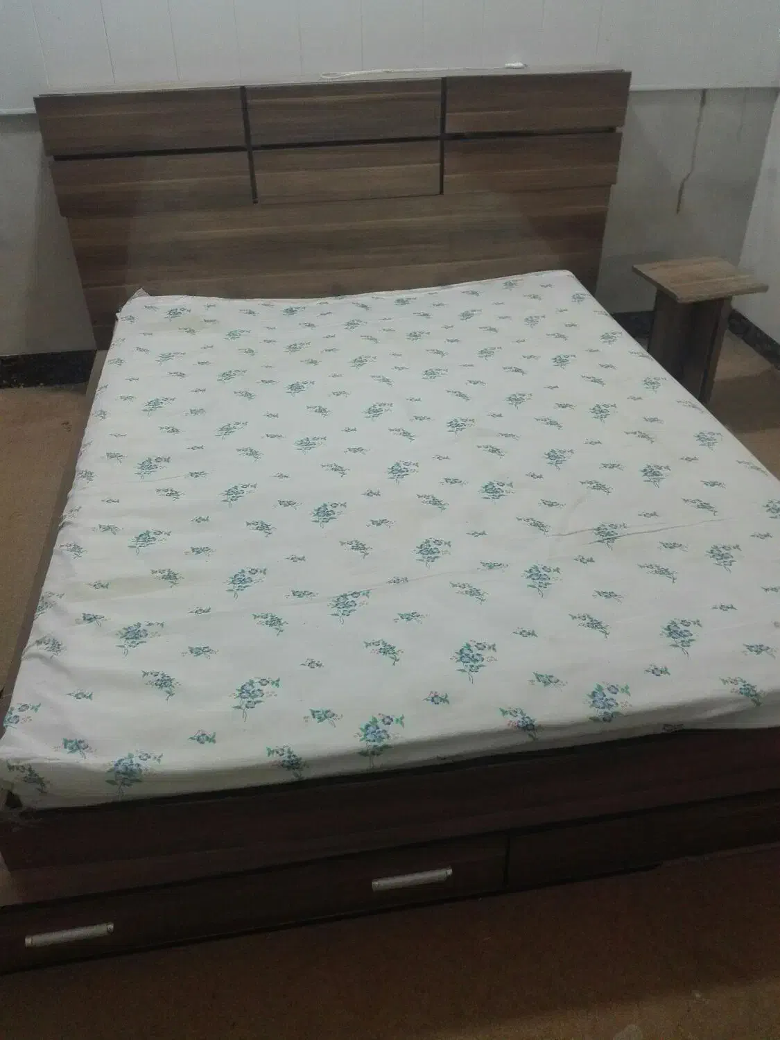 تخت خواب دونفره ،ام دی اف،درحدنو|تخت و سرویس خواب|چغادک, |دیوار