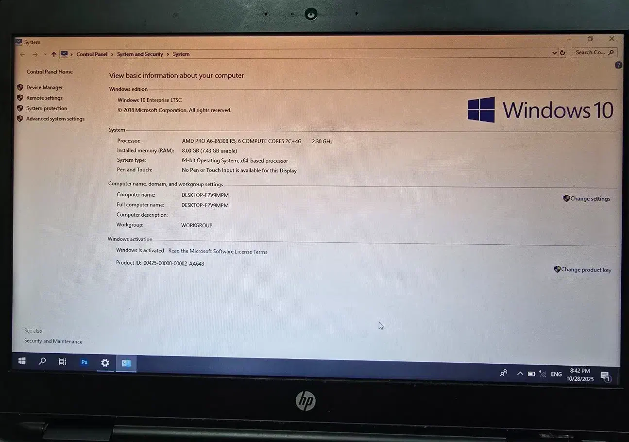 لپتاپ hp|رایانه همراه|رفسنجان, |دیوار