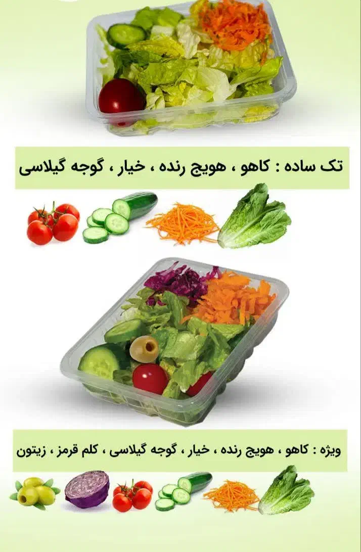 سالاد تک‌نفره مجلسی  اقتصادی|خوردنی و آشامیدنی|مشهد, بهاران|دیوار