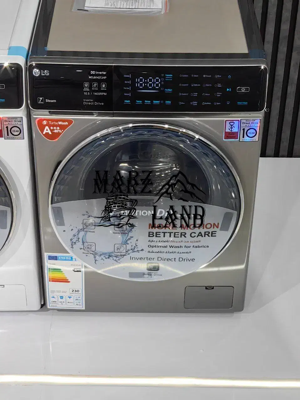 لباسشویی شاهکار ده و نیم الجی|ماشین لباسشویی و خشک‌کن لباس|تهران, نعمت‌آباد|دیوار