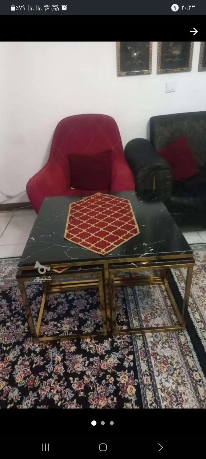 جلو مبلی وعسلی مدل پیتزایی|مبلمان خانگی و میز عسلی|تهران, شهید رجایی|دیوار