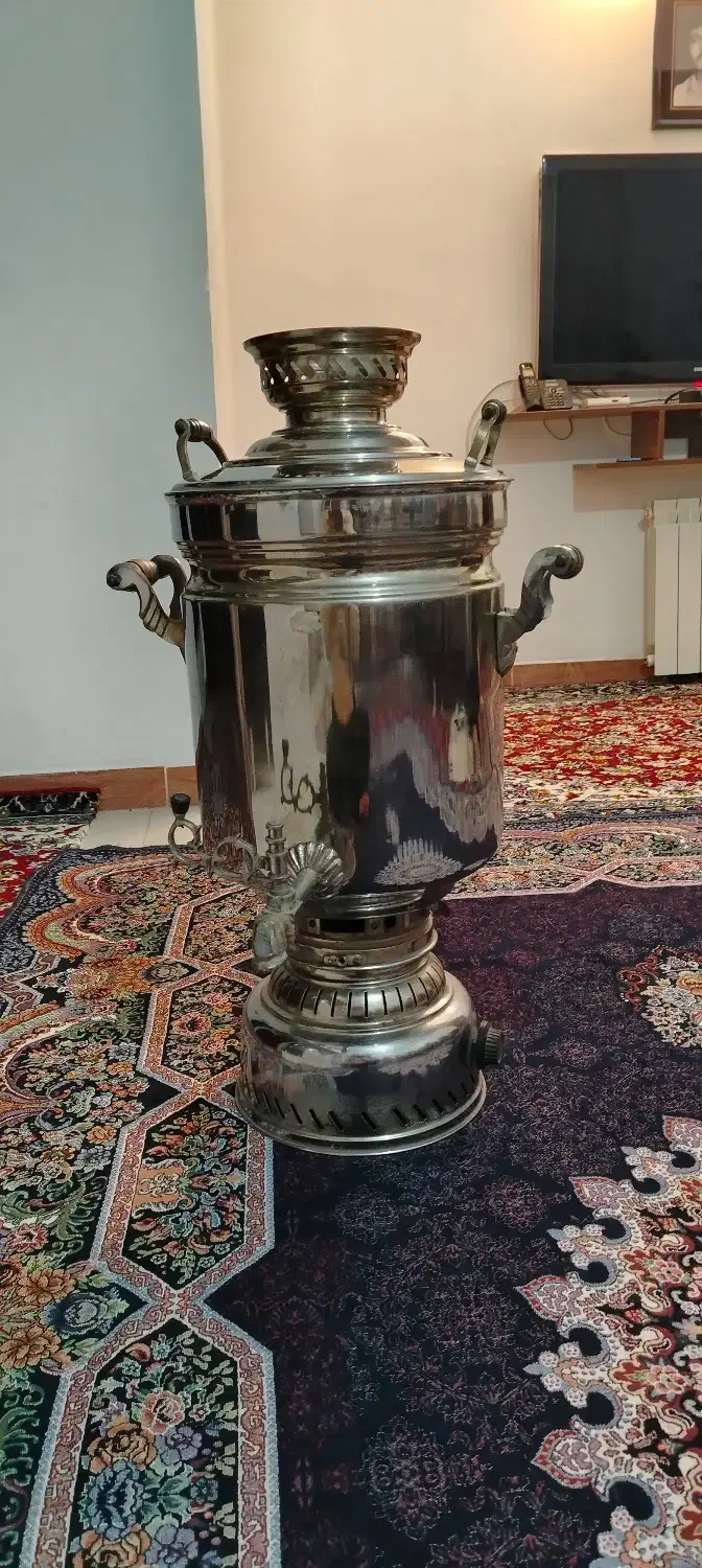 سماور گازی 20 لیتری در حد نو|سماور، چای‌ساز، قهوه‌ساز|محمدیه-قزوین, |دیوار