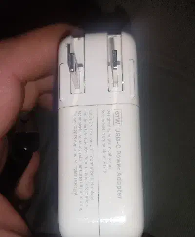 آدابتور ۶۱ وات 61W اپل اورجینال بهمراه کابل|لوازم جانبی موبایل و تبلت|رشت, باهنر|دیوار