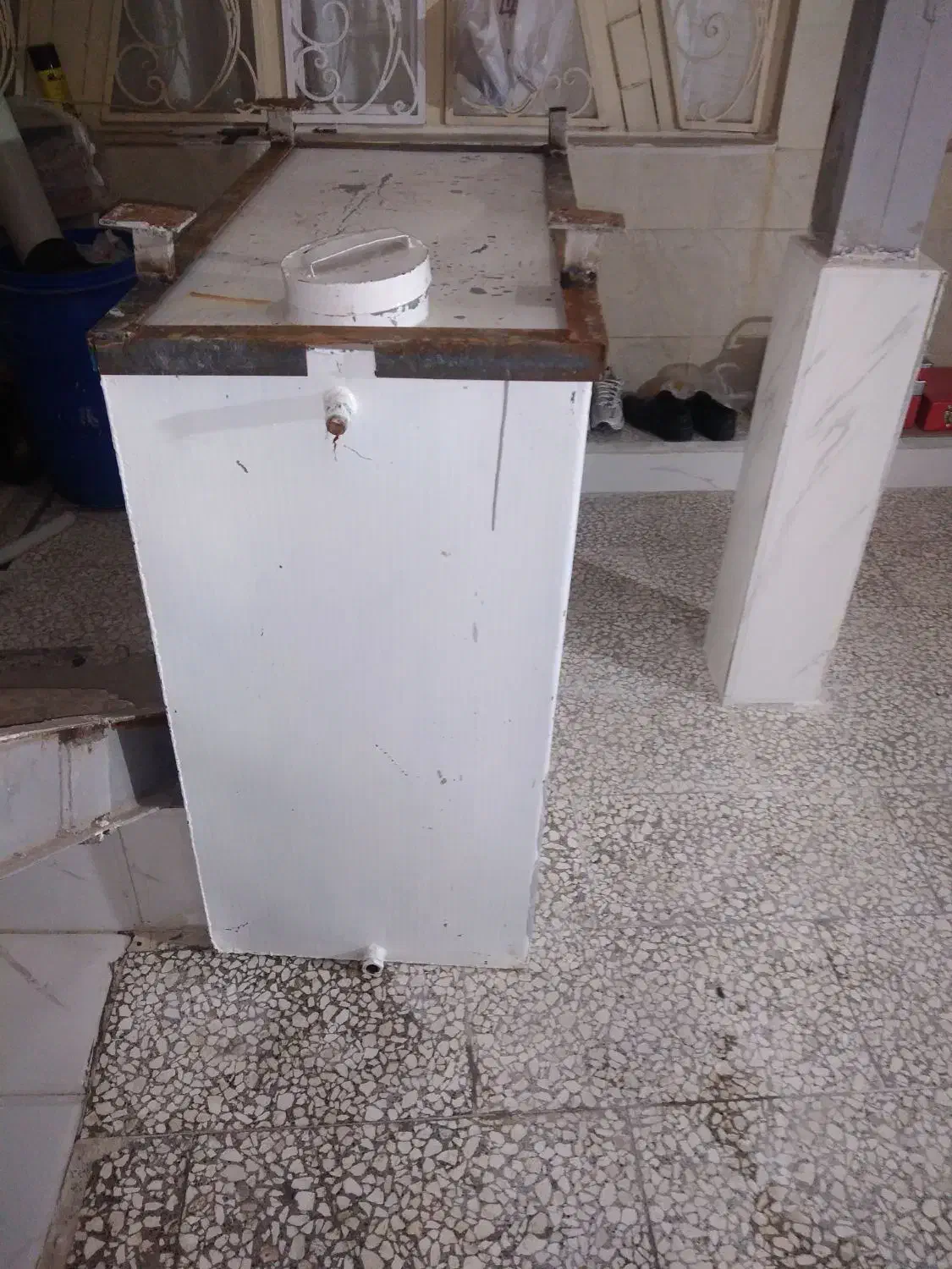 تانکر آب گالوانیزه 500لیتری|مصالح و تجهیزات ساختمان|مشهد, اسماعیل آباد|دیوار