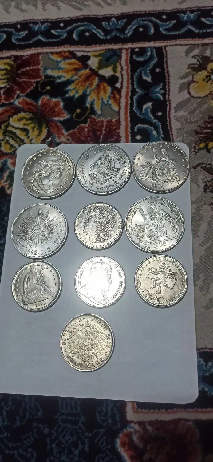 سکه خارجی کمیاب|کلکسیون سکه، تمبر، اسکناس|کرج, حسین‌آباد|دیوار