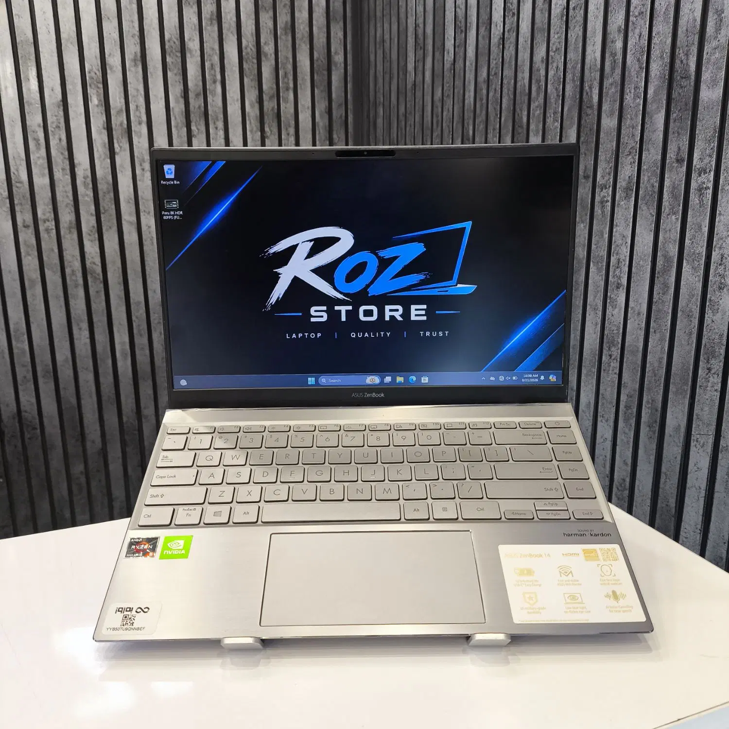 لپتاپAsus Zenbook/i7نسل۱۲/رم هاردبالا/گرافیک مجزا2|رایانه همراه|تهران, میرداماد|دیوار