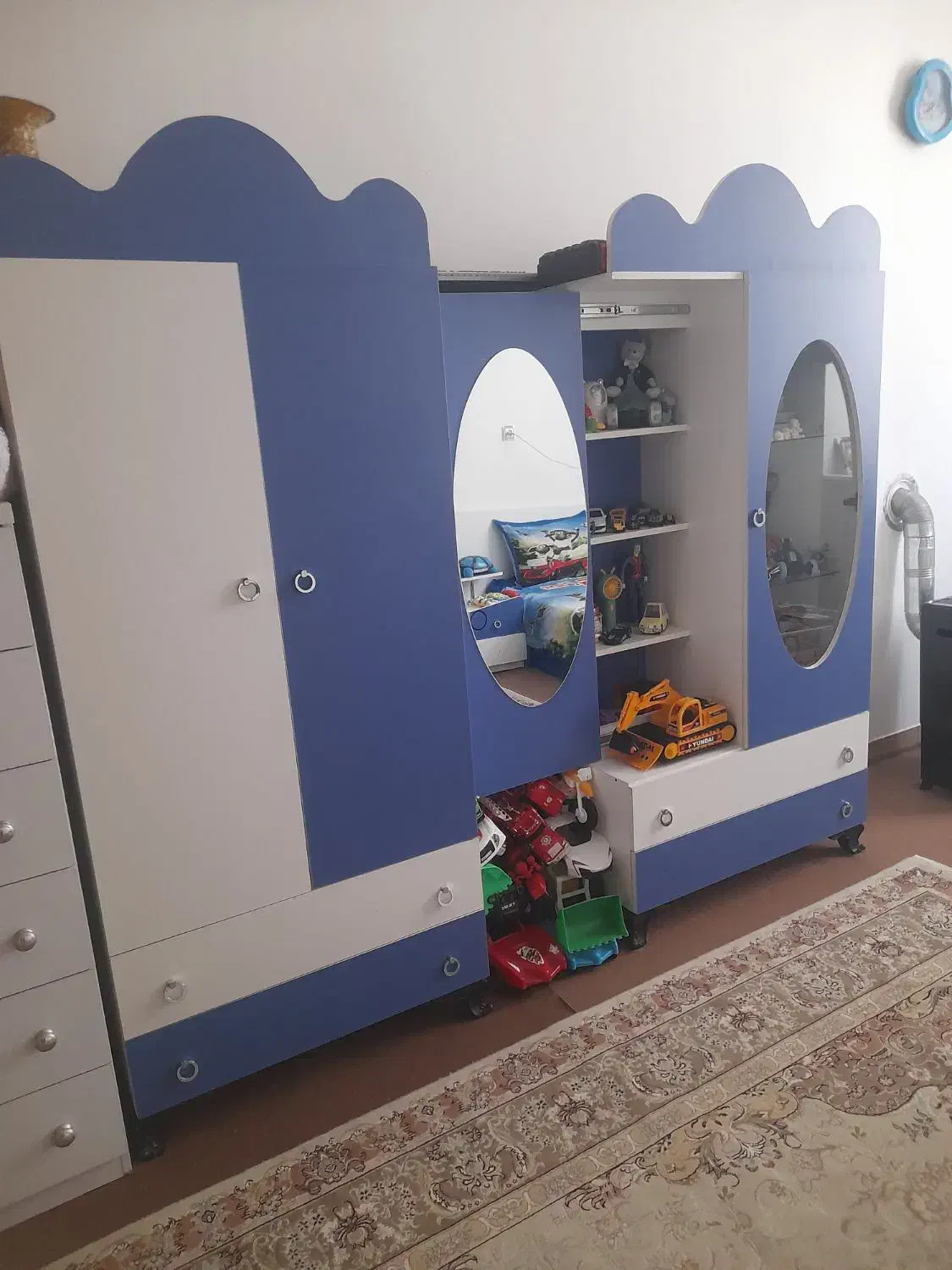 تخت و کمد کودک و نوجوان|تخت و سرویس خواب|شهرکرد, |دیوار