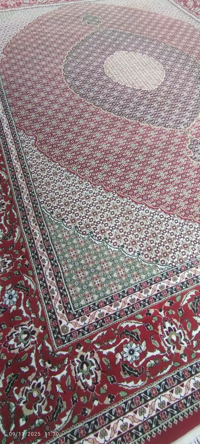 فرش 12و6 متری .تمام نخ.|فرش|بروجرد, |دیوار