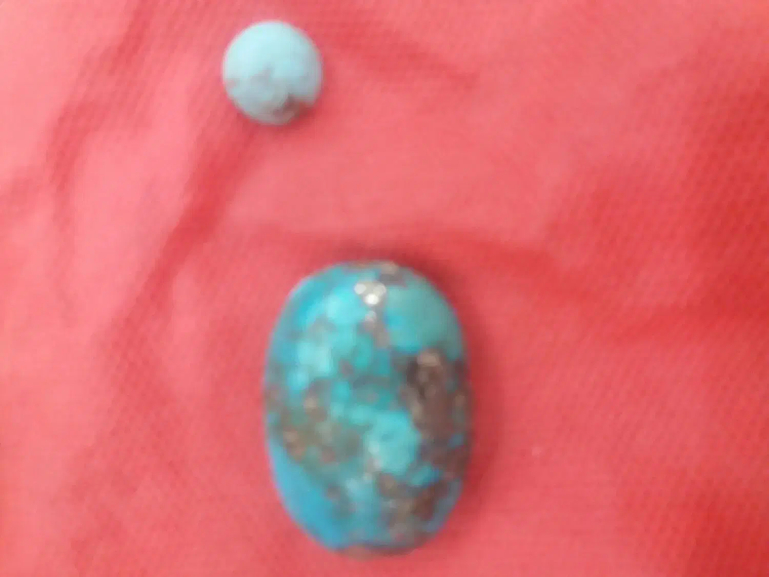 سنگ فیروزه و زیبادارای رگه نقره ای ورنگ آبی وسبز|جواهرات|کرمانشاه, |دیوار