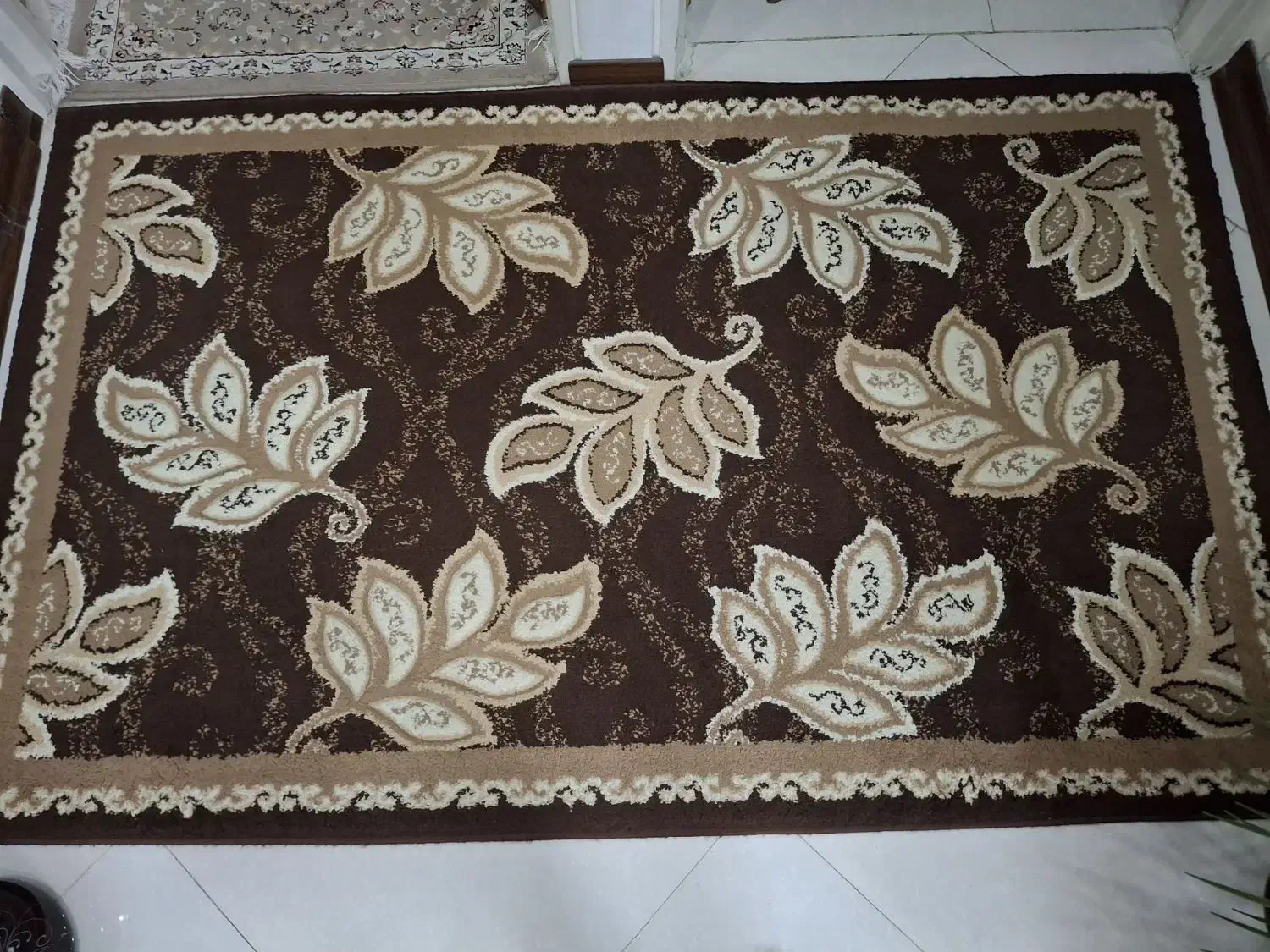 قالیچه طر ح برگ|پادری|اراک, |دیوار