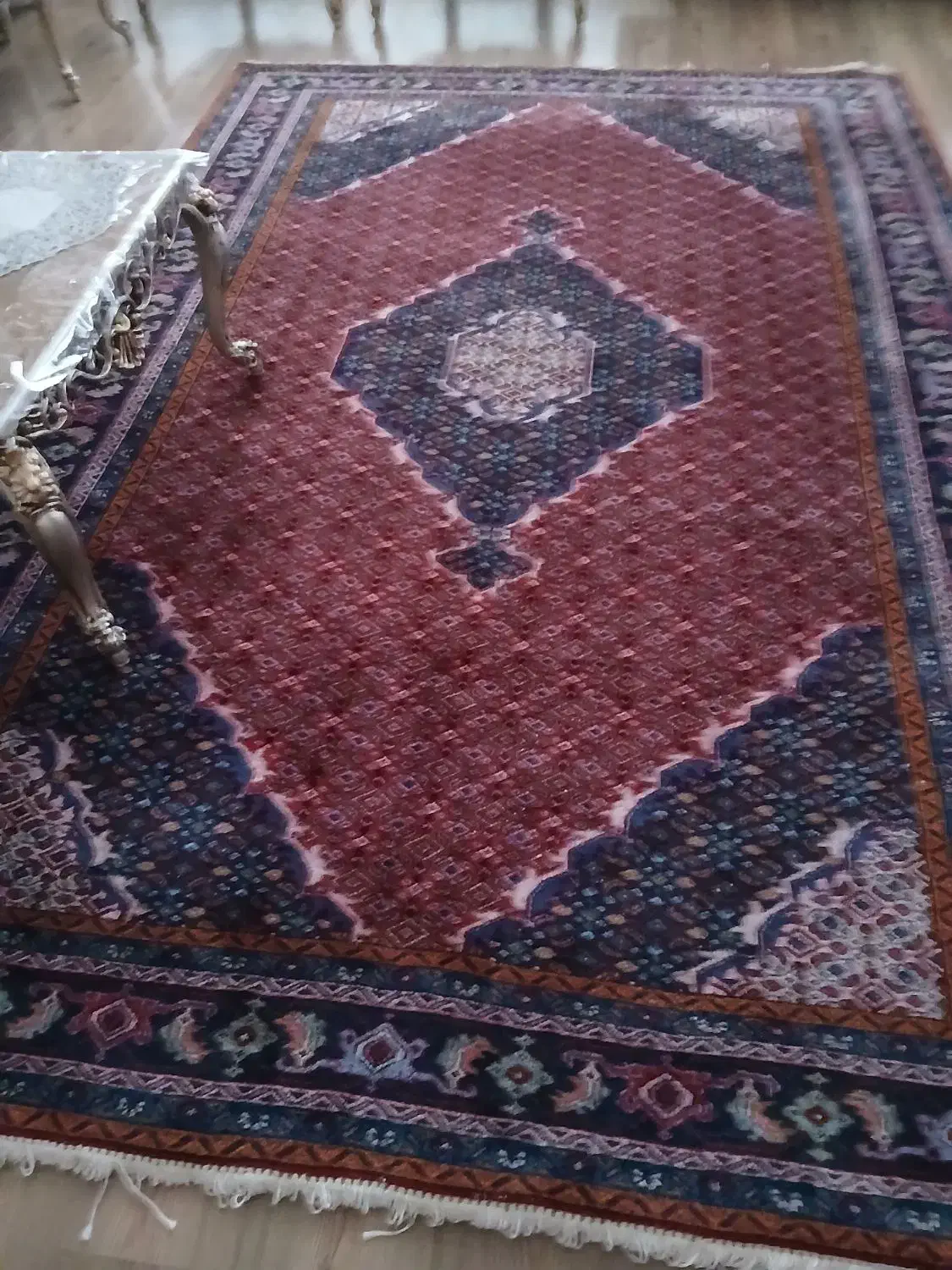 یک جفت فرش طبیعی ریز ماهی|فرش|اردبیل, |دیوار