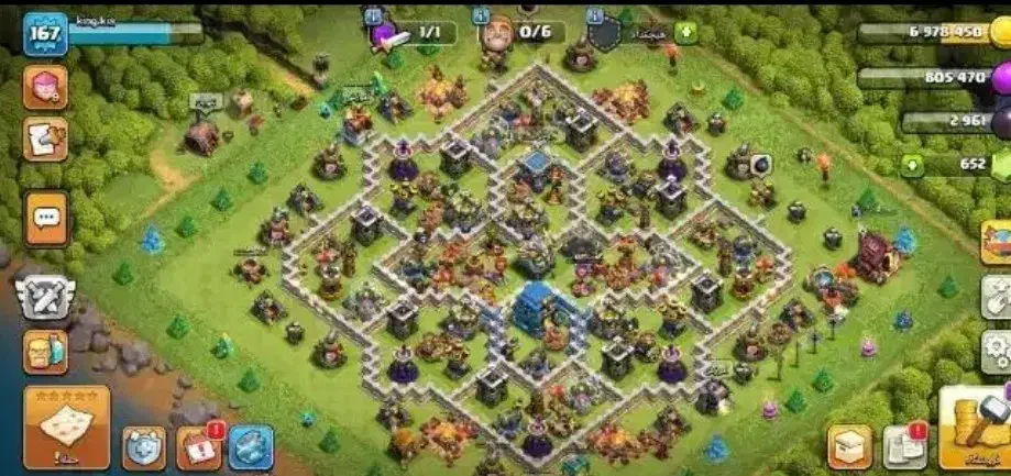 کلش لول۱۶۷فقت۱۵۰تومن|کنسول، بازی ویدئویی و آنلاین|تهران, فلسطین (میدان انقلاب)|دیوار