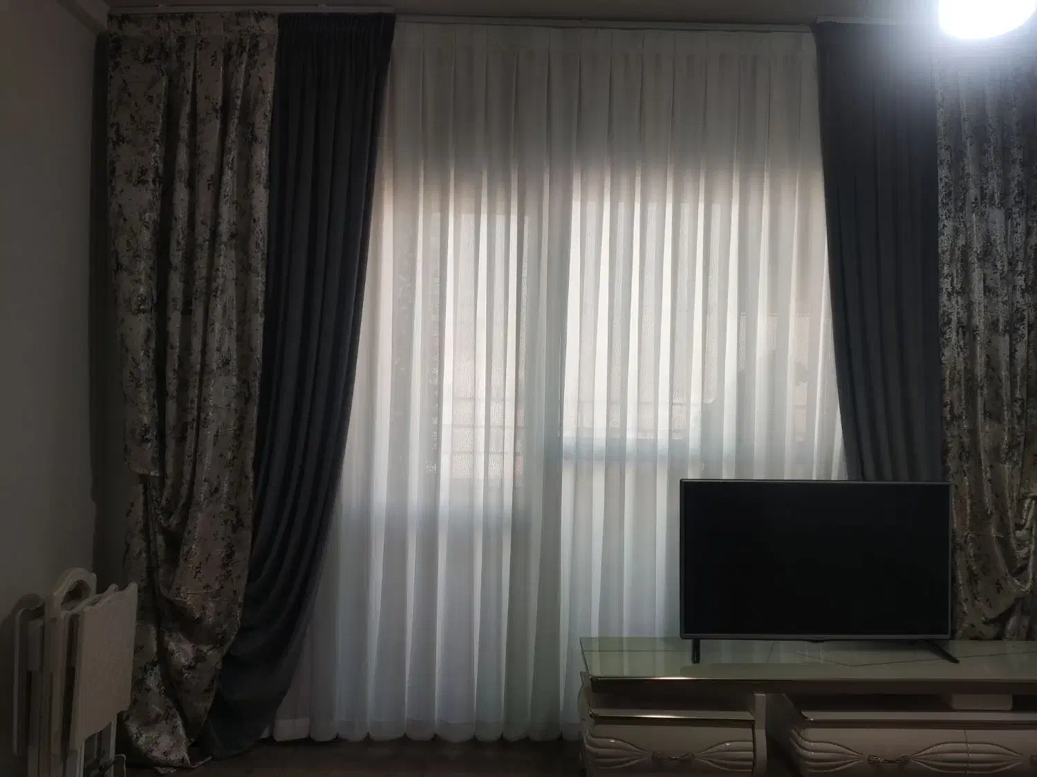 پرده پذیرایی نو نو|پرده، رانر، رومیزی|هشتگرد, شهرک آپادانا|دیوار