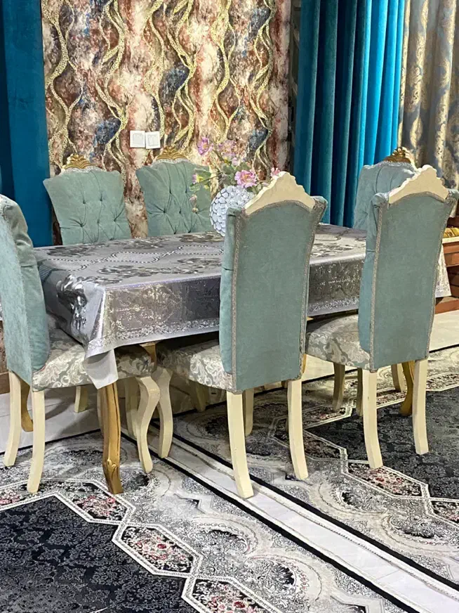 ست میز ناهار خوری و مبلمان هفت نفره در حد توپ|مبلمان خانگی و میز عسلی|کرج, آتشگاه|دیوار