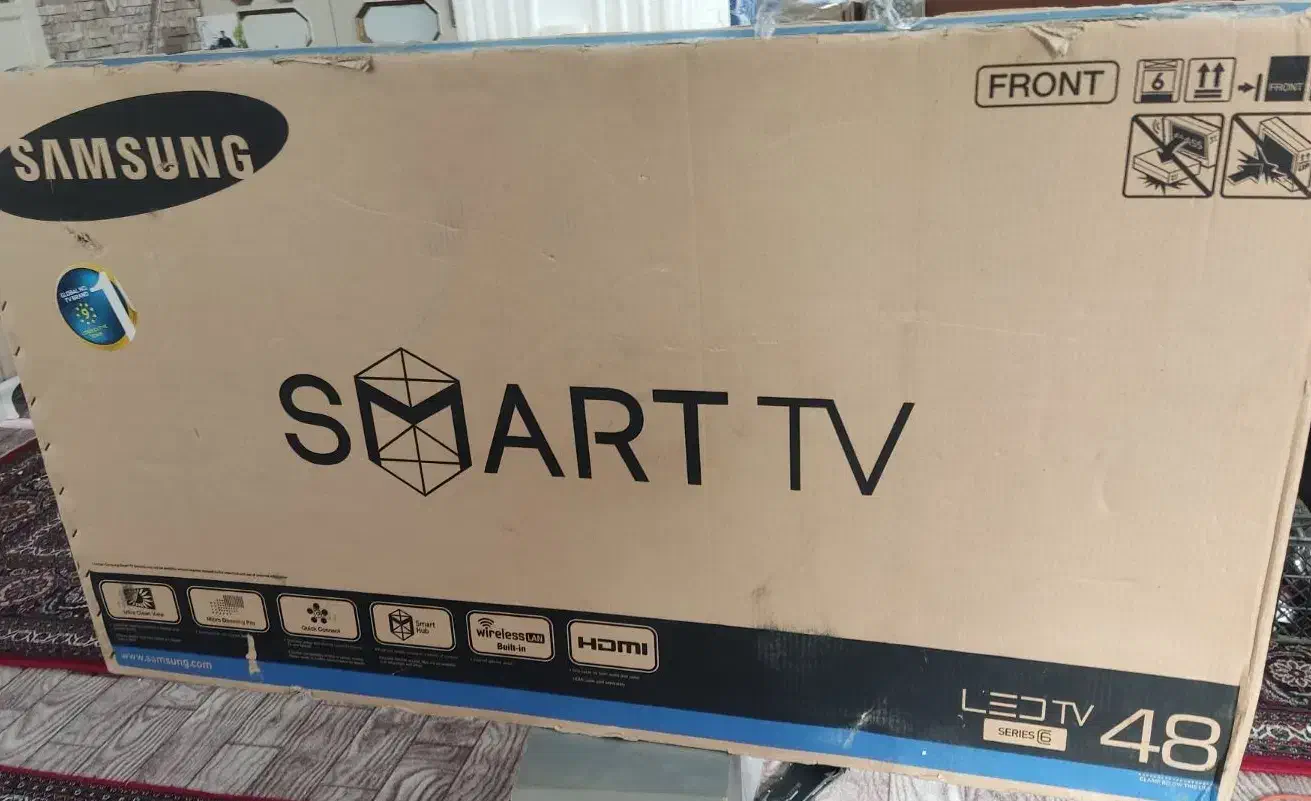 کارتون تلویزیون ۴۸اینچ سامسونگ|تلویزیون و پروژکتور|اردبیل, |دیوار