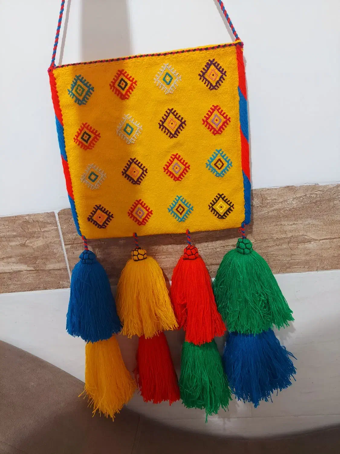 چنته قشقایی|صنایع دستی و سایر لوازم تزئینی|فیروزآباد (فارس), |دیوار