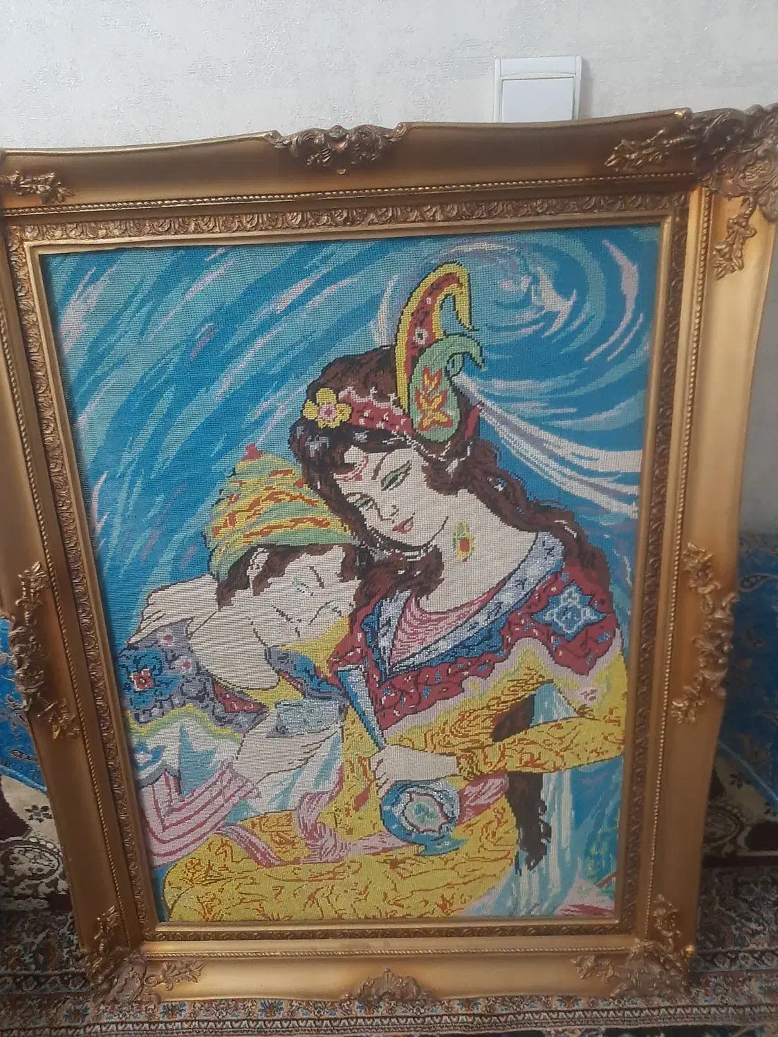 تابلو نوستالژیک کوبلن دوزی با طرح زیبا|صنایع دستی و سایر لوازم تزئینی|پاکدشت, شهرک امام رضا|دیوار