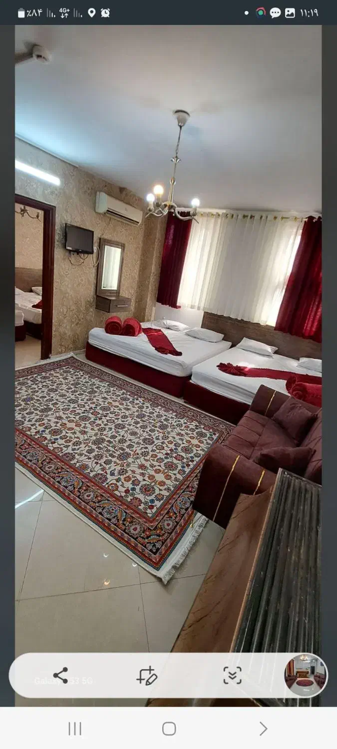 اجاره سوئیت هتل تمیزنزدیک تاحرم 4 دقیقه باپارکینگ|اجارهٔ کوتاه‌مدت آپارتمان و سوئیت|مشهد, دانش|دیوار