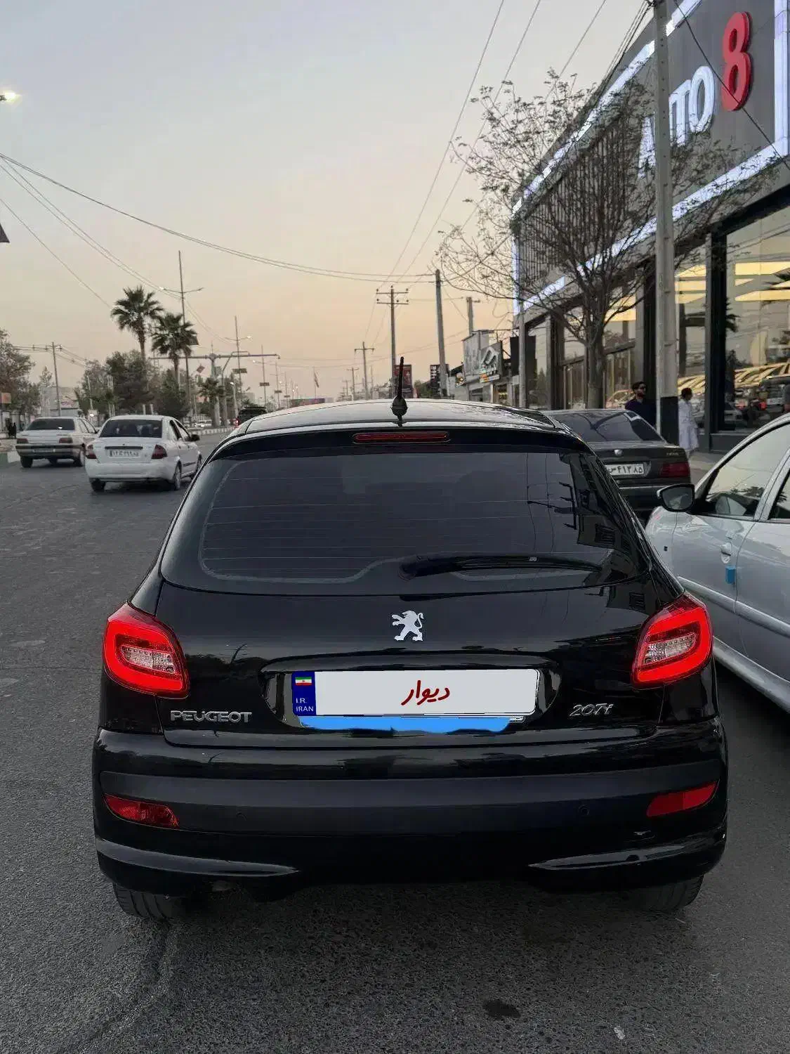 207پاناروما مشکی|خودرو سواری و وانت|مشهد, شهرک رازی (شهرک غرب)|دیوار