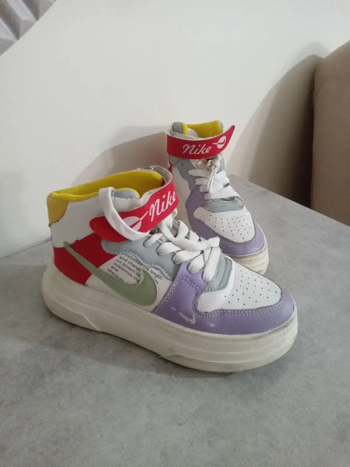 کتونی ساق دار بچه گانه سایز ۳۳|کیف، کفش، کمربند|هشتگرد, فاز ۷ مهستان|دیوار