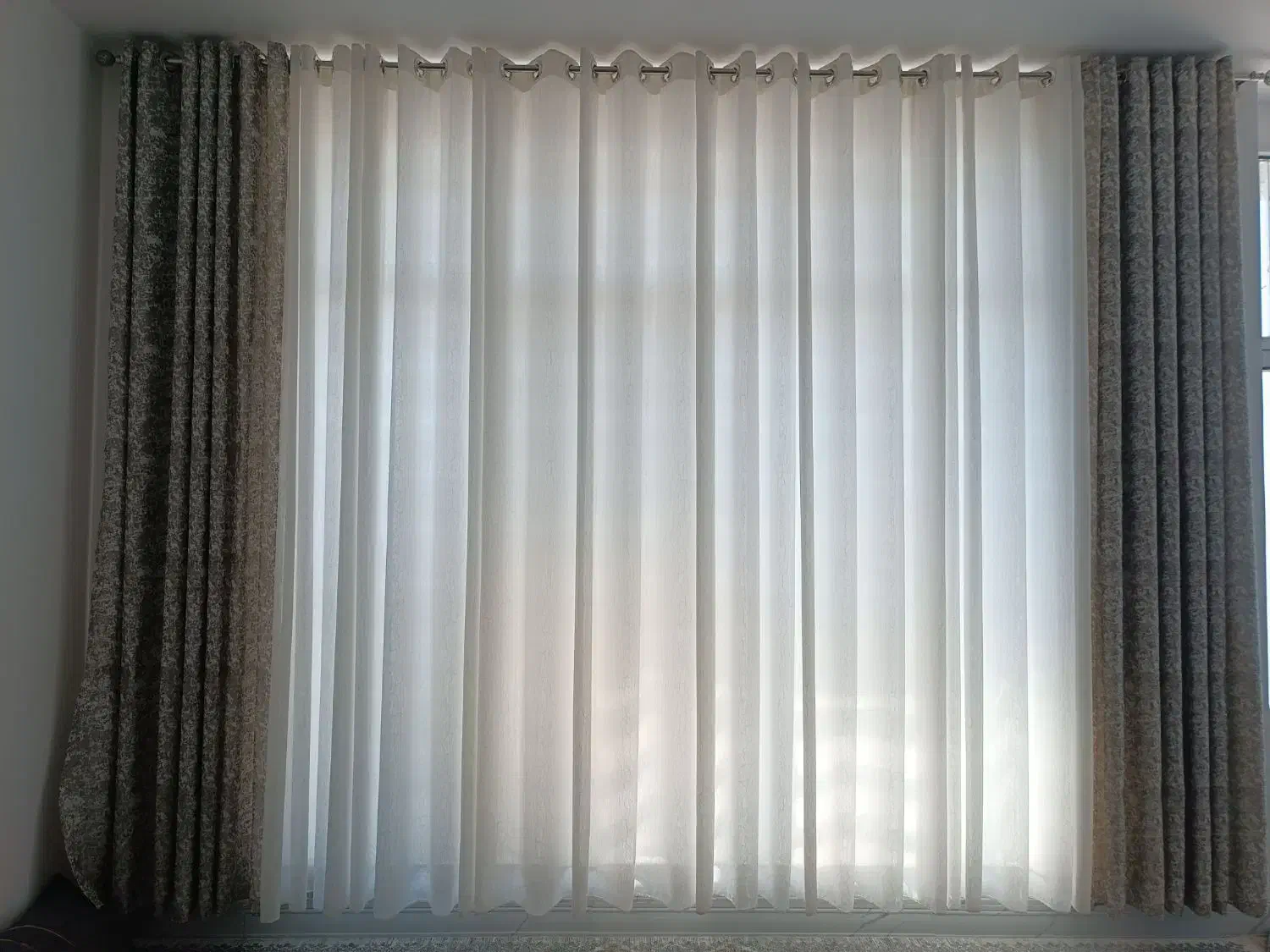 پرده مدل پانچ تازه دوخت شده|پرده، رانر، رومیزی|مرودشت, استادیوم‎|دیوار