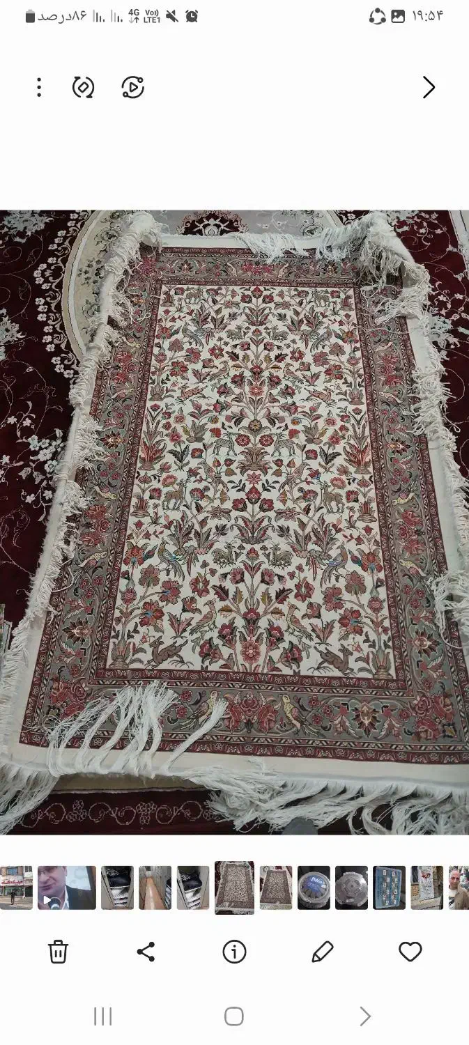 فرش‌دست‌بافت|فرش|آبیک, |دیوار