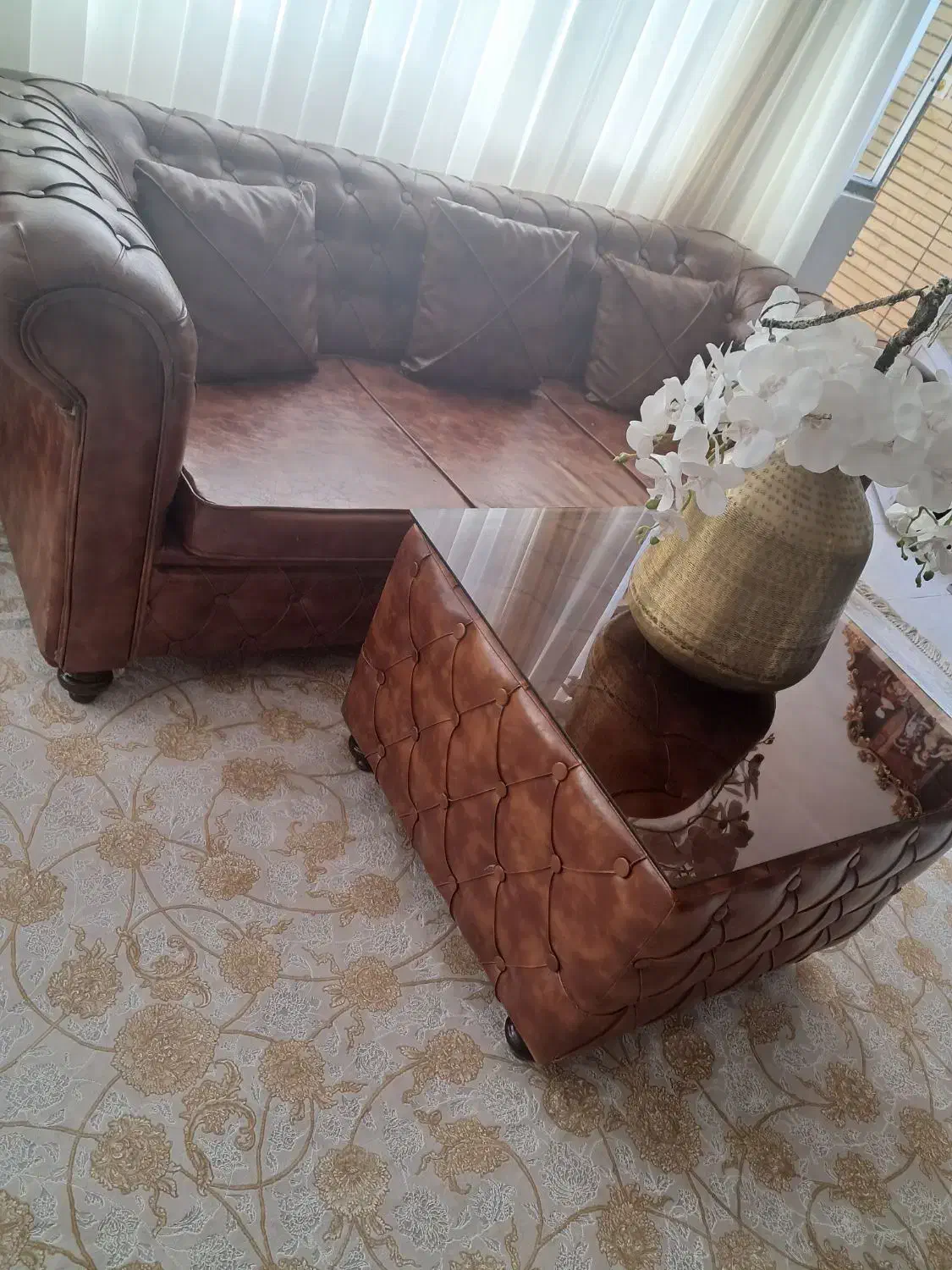 مبل ۳نفره|مبلمان خانگی و میز عسلی|شاهین‌شهر, فردوسی|دیوار