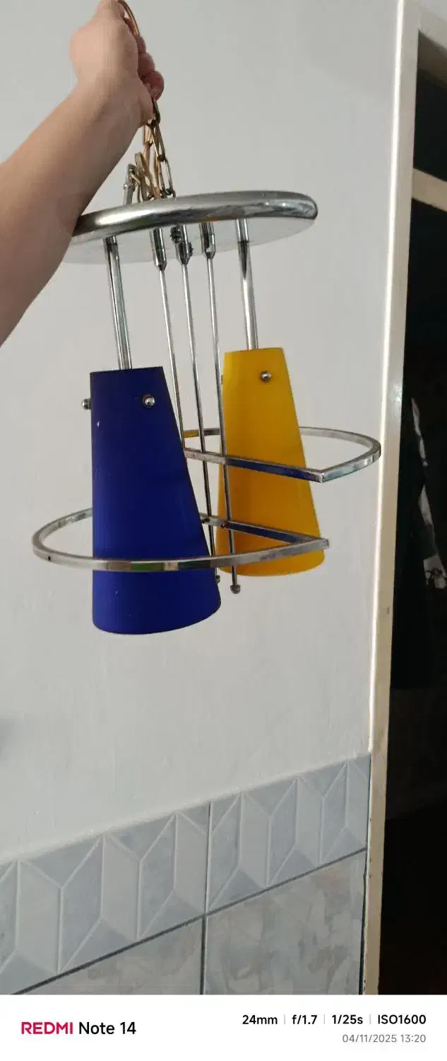 دو عدد لوستر زیبا|لوستر و چراغ آویز|بجنورد, |دیوار