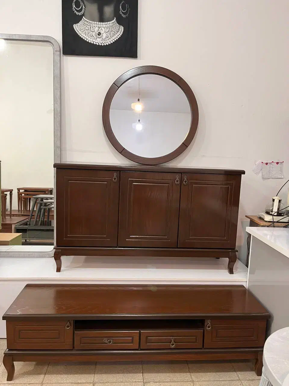 کنسول و تی وی|بوفه، ویترین، کنسول|قم, شاه ابراهیم|دیوار