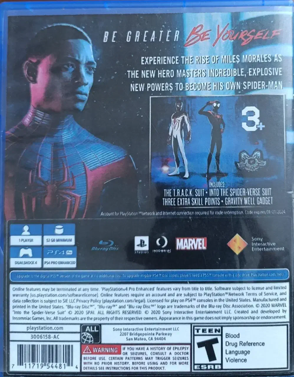 اسپایدرمن مایلز مورالس Spider-Man miles morales|کنسول، بازی ویدئویی و آنلاین|تهران, نارمک جنوبی|دیوار