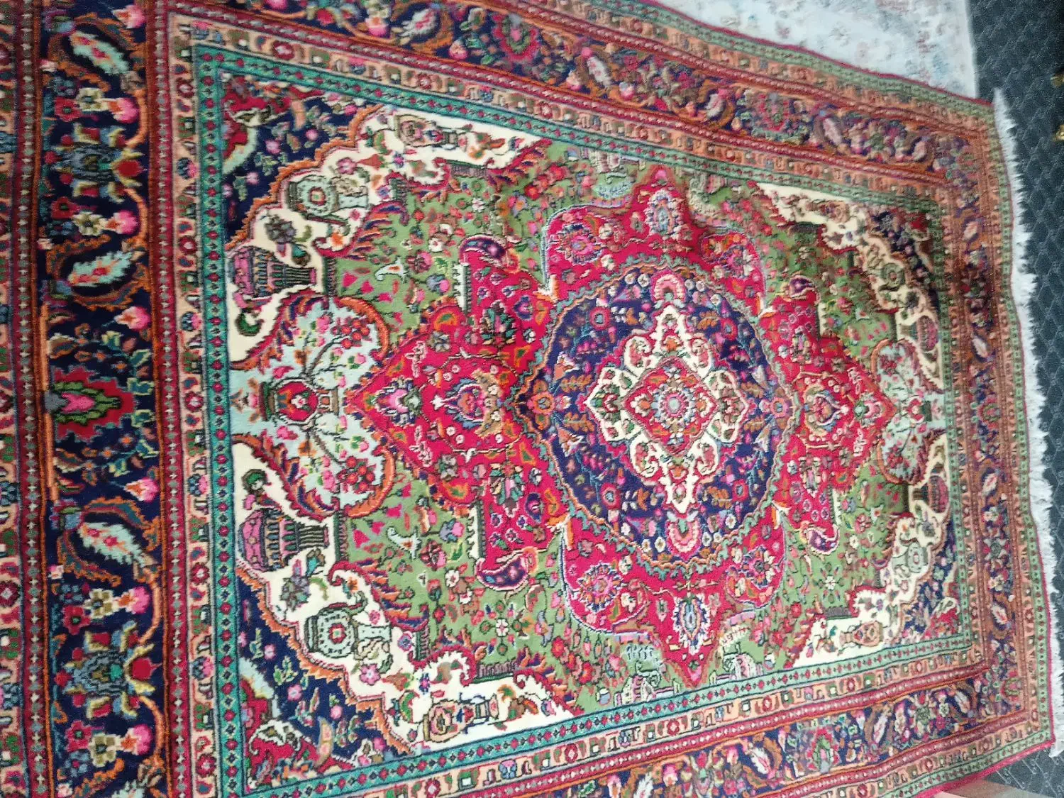 فرش دستبافت ۶ متری جفت|فرش|قم, شاه ابراهیم|دیوار